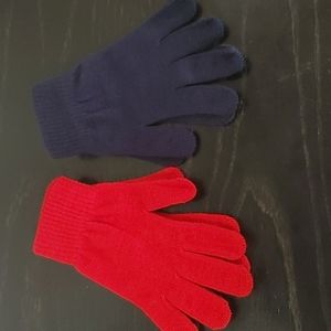 Red & Navy Gloves